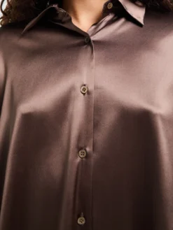 Casia Shirt i Brun