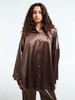 Casia Shirt i Brun