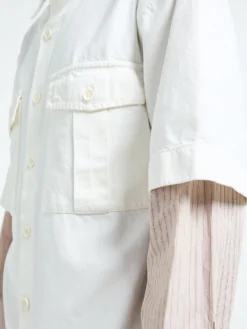 Cassen Denim Skjorte i Off-White