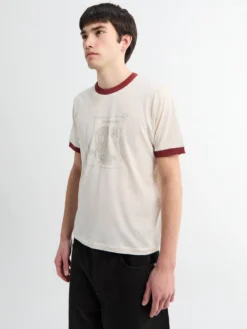 Celebrazione Ringer T-Shirt i Broken White