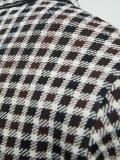 Checked Shirt in Dark Grey