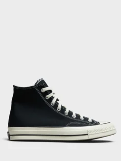 Chuck 70 High Top Canvas Sneakers i Sort