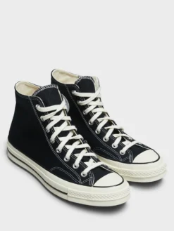 Chuck 70 High Top Canvas Sneakers i Sort