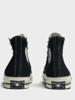 Chuck 70 High Top Canvas Sneakers i Sort