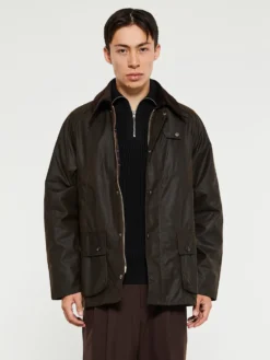 Classic Bedale Wax Jacket in Olive