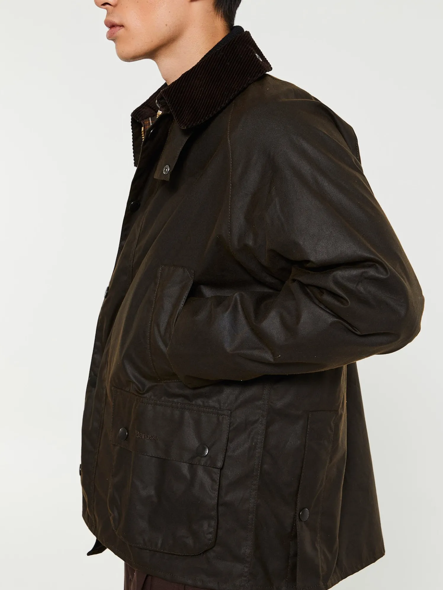 Classic Bedale Wax Jacket in Olive