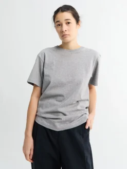 Classic Circular Tee i Gråmeleret