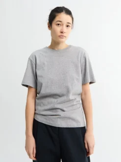 Classic Circular Tee i Gråmeleret