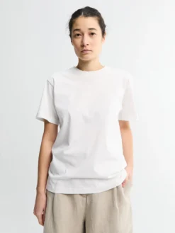 Classic Circular Tee I i Hvid