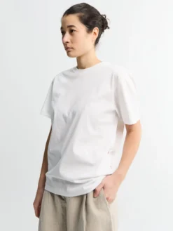 Classic Circular Tee I i Hvid