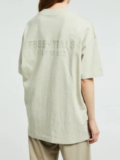 Classic Fit T-Shirt i Heather Stone