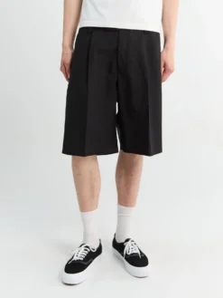 Classic Shorts i Sort Tropisk Uld