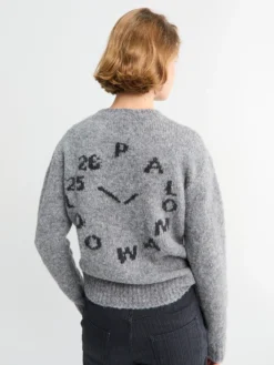 Clock Sweater i Grå