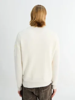 Crew Neck i Natural