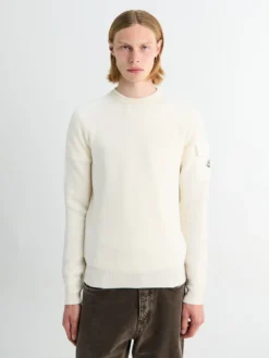Crew Neck i Natural