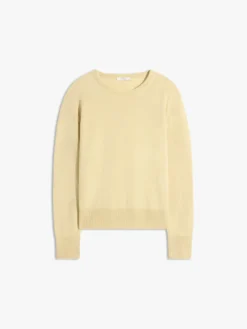 Crewneck Sweater i Smørgul