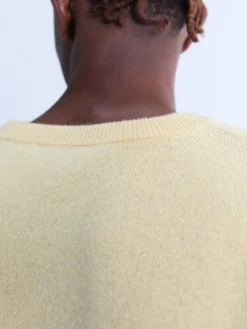 Crewneck Sweater i Smørgul