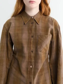Daisy Skjorte i Dakota Flannel Tern