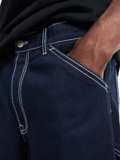 Denim Bukser i Indigo Blue