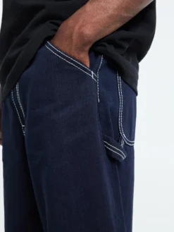 Denim Bukser i Indigo Blue