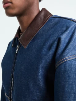 Denim Jacket i Indigo Blue