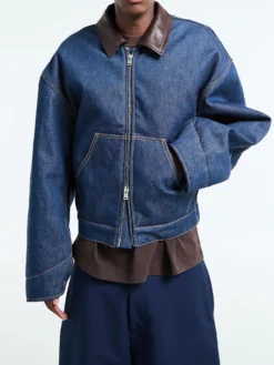 Denim Jacket i Indigo Blue