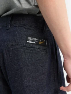 Denim Tuck Pants i Indigo