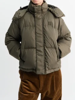 Dyngja Down W Cropped Jakke i Tarmac - Eksklusiv Farve