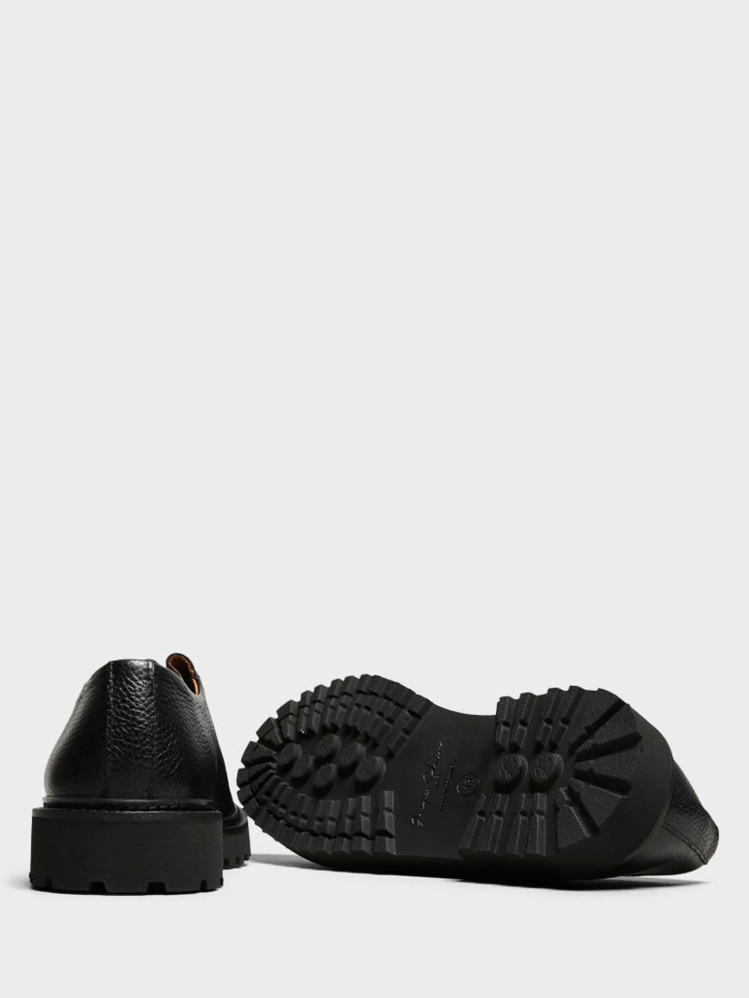Edouard Lug Derby i Grained Black