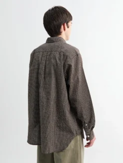 Espevik Check Oversized Skjorte i Taupe