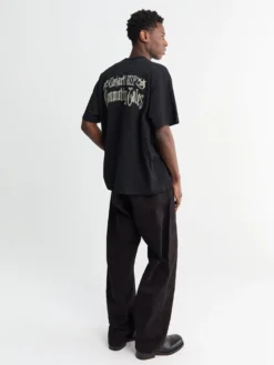 Everson Pant i Black og Palisander Garment Dyed