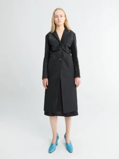 Faille Coat i Sort