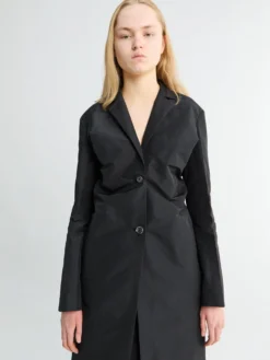 Faille Coat i Sort