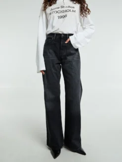 2021F Jeans i Sort