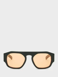 Flatlist x Sunflower Shade 02 Solbriller i Forest Green og Solid Orange Lens