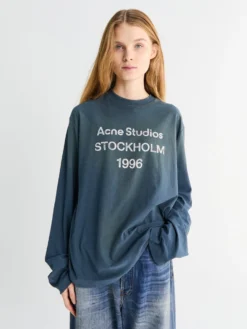 FN-UX-TSHI000016 T-Shirt i Mørkeblå