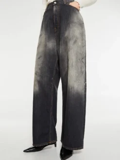 2023F Super Baggy Fit Jeans i Black Trafalgar