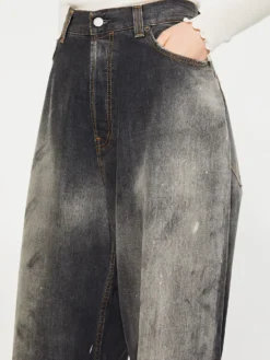 2023F Super Baggy Fit Jeans i Black Trafalgar