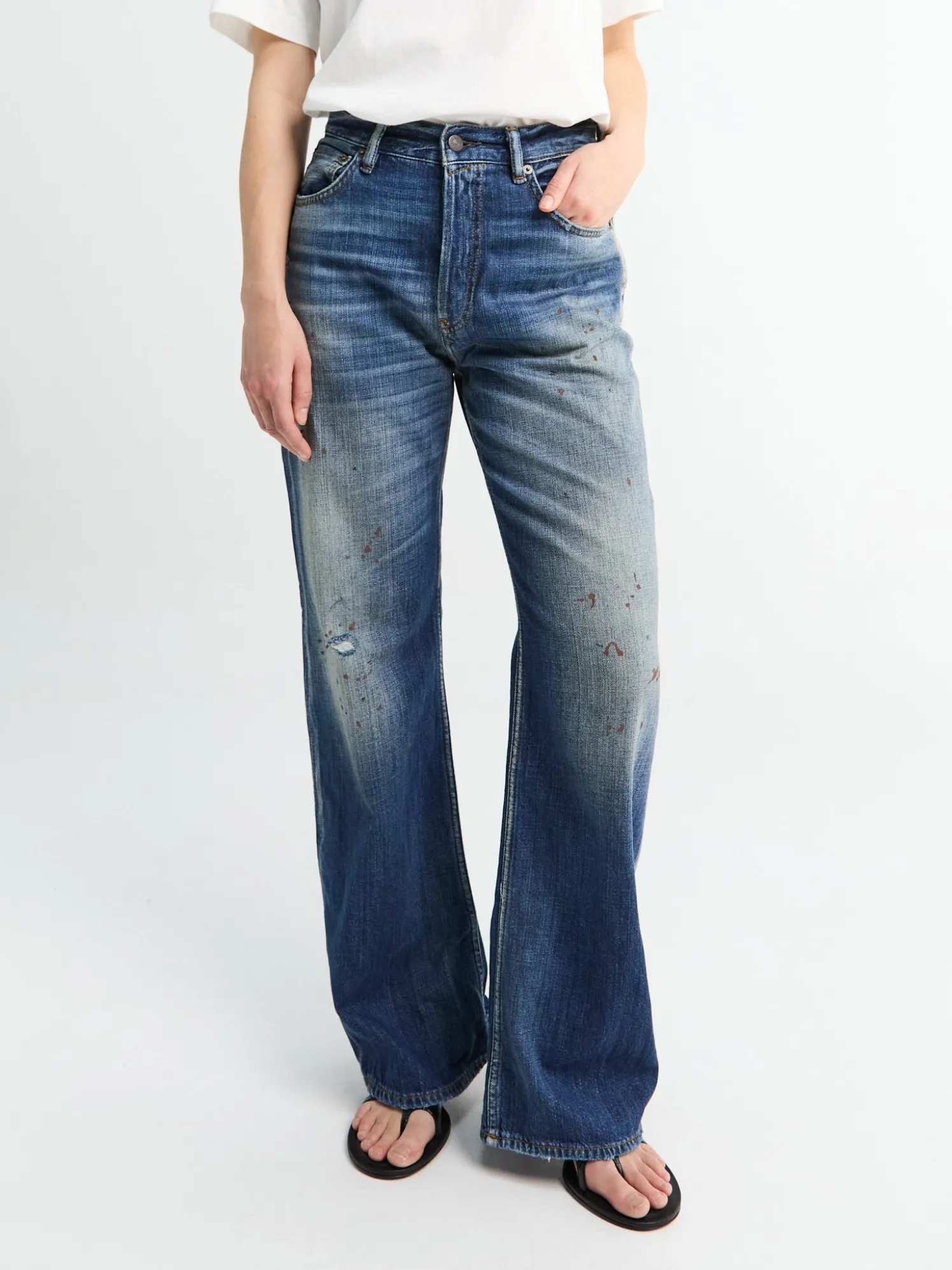 2021F Trafalgar Jeans i Mid Blue