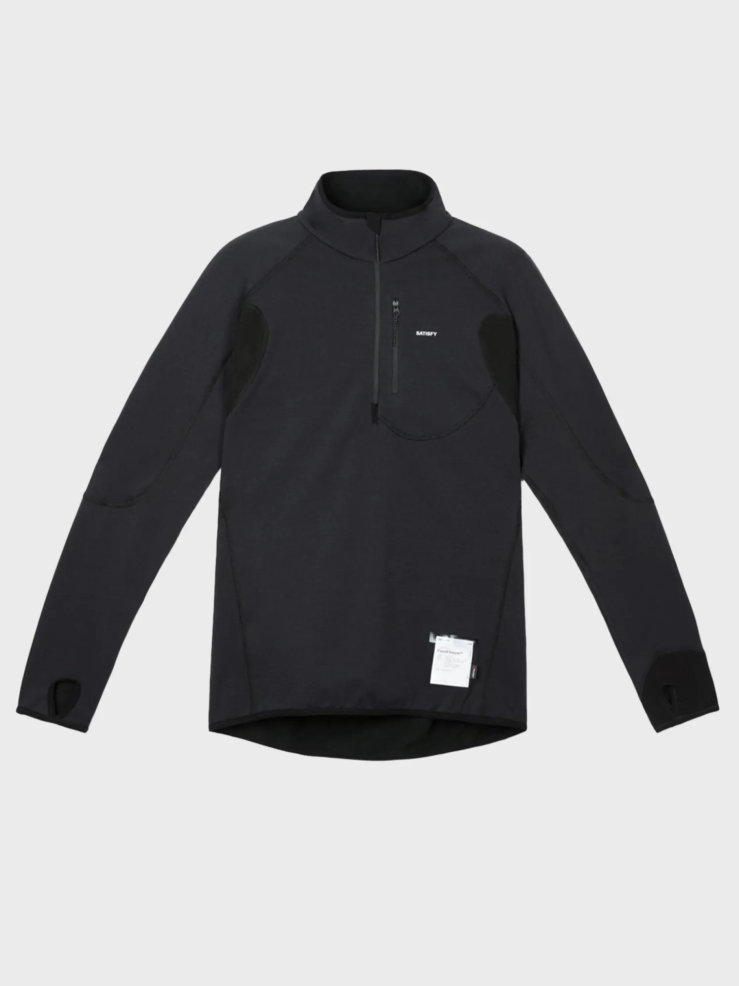 FuzzFleece Half-Zip i Sort