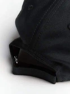 Gabardine Baseball Cap i Sort