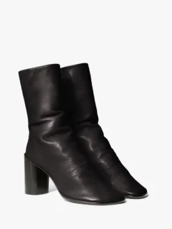 Glove Ankle Boots 80 i Mørk Chokolade