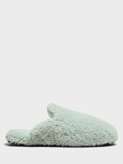 Hjemme Slippers i Teal