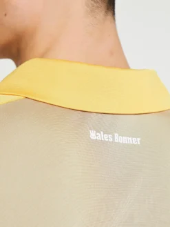 Home Jersey Polo i Beige og Gul