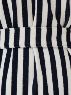 Hooded Badekåbe i Humbug Stripes