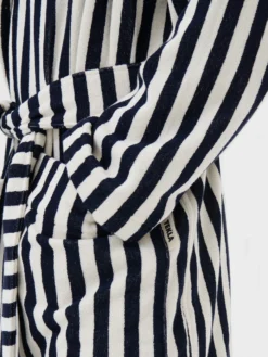 Hooded Badekåbe i Humbug Stripes