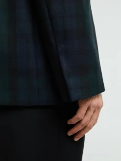 Jakke i Navy Checked