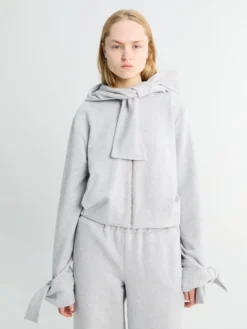 Jet Hoodie i Grå Melange