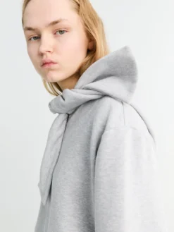 Jet Hoodie i Grå Melange