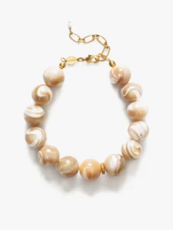 Jetset Gems Armbånd i Creme